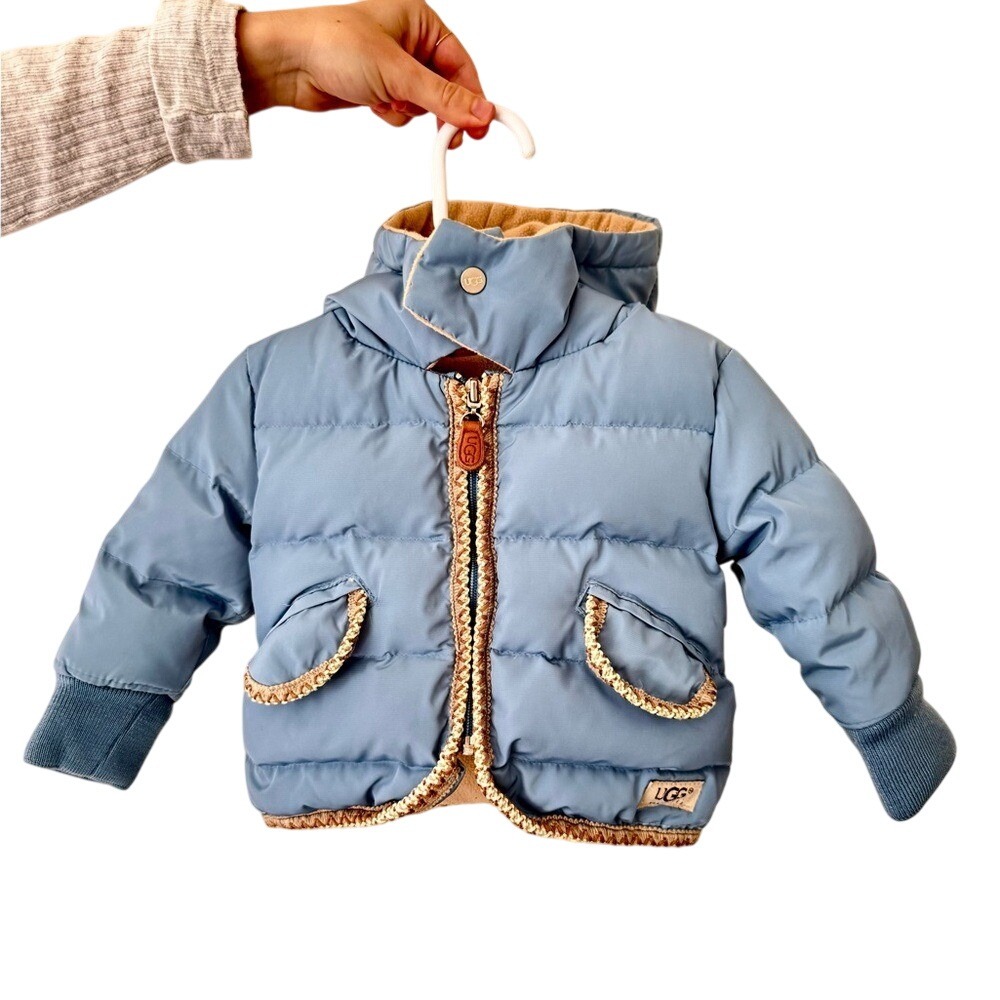 Vintage UGG Australia Baby Blue Down Puffer Jacket 9M‎